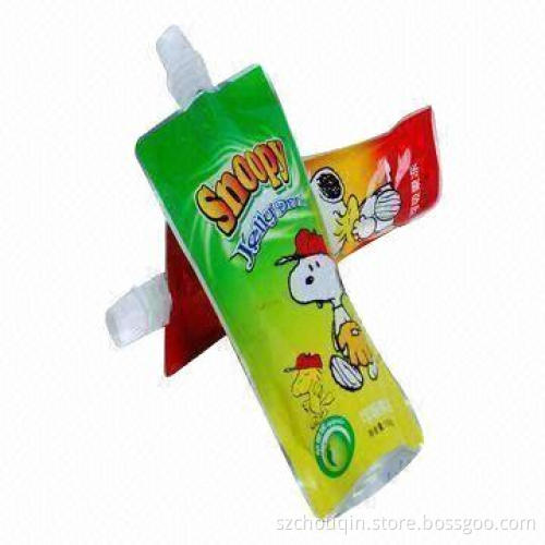 Juice Packaging with Plastic Nozzle and Cap, SGS, FDA, HACCP Marks